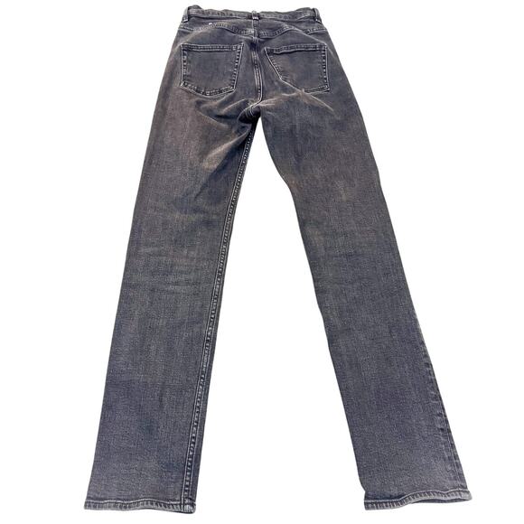 & Other Stories Denim Charcoal Black Jeans Skinny Zip Fly Size 25 x 30 - Picture 3 of 8